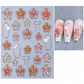 # 5D Blomster Negleklistremerker