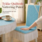 📢📢50% RABATT !! ⏰ Moderne minimalistisk duk og stolsett – tykt vattert polstring, nordisk svane-broderi og diamantvattering – elegant beskyttelse for daglig spising 🪑🦢