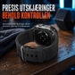 Integrert smartklokkerem med beskyttelsesdeksel, fargeblokkert gjennomsiktig sportsreim for 40 mm, 41 mm, 42 mm, 44 mm, 45 mm, 46 mm, 49 mm