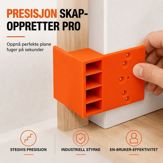 📢📢Kjøp 1, få 1 GRATIS！！⏰Installasjonsstøtte for sidefyllpanel til garderobeskap og trinnvis posisjoneringsplate for nøyaktig hulljustering