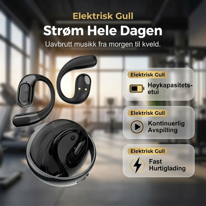 ⏳Kun for en kort tid – 50% RABATT ⏰Trådløse åpne øretelefoner med Bluetooth