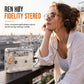 📼50% RABATT NÅ! 🔄 Gjennomsiktig kassettspiller – Bånd til MP3-konverterer, Type-C & Hi-Fi-stereo – Nostalgi møter moderne teknologi 🎵