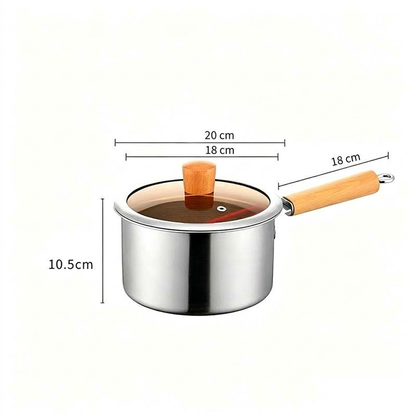 ⏳Kun for en kort tid – 50% RABATT ⏰Multifunksjonell 304-gryte i rustfritt stål
