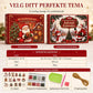 ⏳Kun for en kort tid – 50% RABATT ⏰24-dagers julekalender pyntesett for DIY