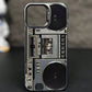 📼 Retro Cassette Player Pattern Silicone Phone Case Applicable to the iPhone/Galaxy series