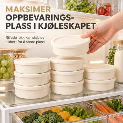 🔥Kjøp 1 Få 1 Gratis🍱Bærbar Bento-Lunsjboks som tåler mikrobølgeovn, Hvit Oppbevaringsboks for Mat for Kontorarbeidere og Utendørs Piknik