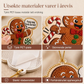 ⏳Kun for en kort tid – 50% RABATT ⏰DIY-sett med juleperlekunst til hengende pynt