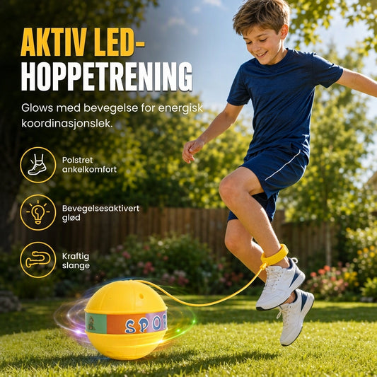 ⏳Kun for en kort tid – 50% RABATT ⏰Lekesykkel med LED-lys for barn – Ankelleke med mykt svampehylster for sensorisk integreringstrening