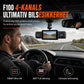 ⏳Kun for en kort tid – 50% RABATT ⏰🚗🎥 Fire-linsers roterbar bilkamera | Multivinkel 1080p-opptak inne og ute i bilen med infrarød nattsyn 🔄