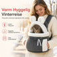 ⏳Kun for en kort tid – 50% RABATT ⏰Posen til kjæledyr med fôring av fleece – myk og varm bæresekk til katter med lomme for håndvarme for høst- og vinterbruk