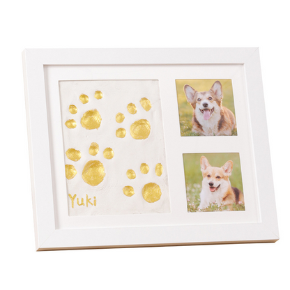 ⏳Kun for en kort tid – 50% RABATT ⏰🐾 Little Prints, Forever Kept – Safe Clay Keepsake Frame 🖼️💕