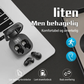 ⏳Kun for en kort tid – 50% RABATT ⏰Mini trådløse øretelefoner med etu med LED digitalt display