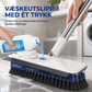 ⏳Kun for en kort tid – 50% RABATT ⏰Gulvskrubb med væskeautomat og gummiskrape