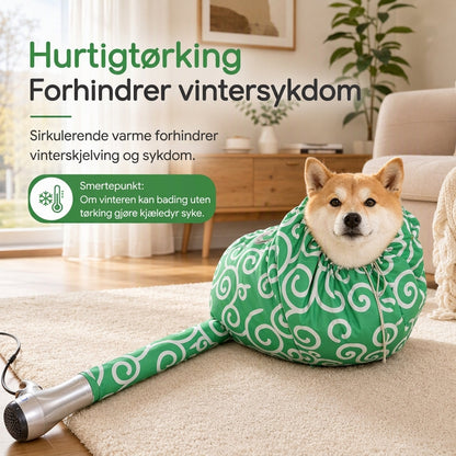 ⏳Kun for en kort tid – 50% RABATT ⏰ Tørkepose for kjæledyr – for hunder og katter