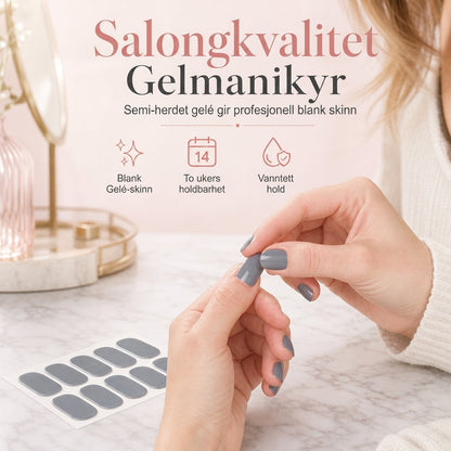 ⏳Kun for en kort tid – 50% RABATT ⏰16 deler halvherdet gelnegler