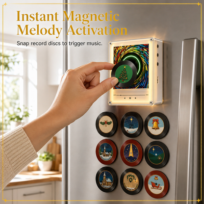 ⏳Kun for en kort tid – 50% RABATT ⏰NFC-magnetisk kjøleskapsmagnet med spilledåse