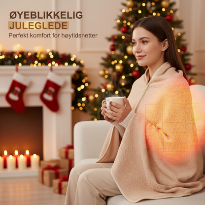 ⏳Nur für kurze Zeit – 50% RABATT⏰Ultra-Varm Vaskbar Elektrisk Varmende Sjal