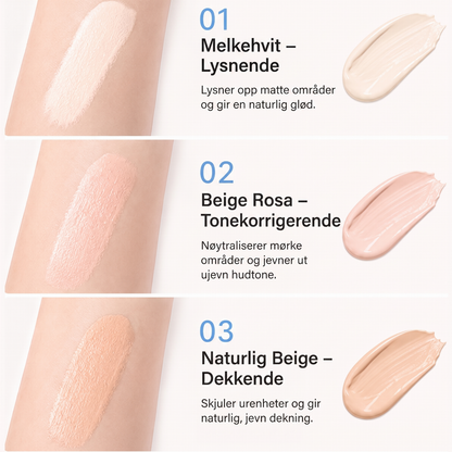 🎁 1+1 GRATIS✨ Concealerstift og krem – dekker mørke ringer, kviser og flekker, gir fuktighet og blander seg sømløst