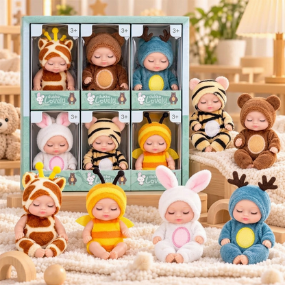 💕KAMPANJE – 50 % RABATT🧸Mini gjenfødte dukker, realistiske babydukker👼🎁