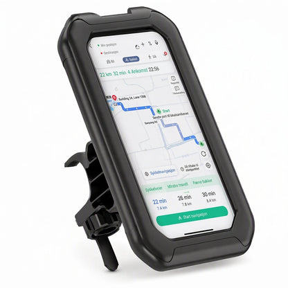 ⏳Kun for en kort tid – 50% RABATT ⏰Vanntett mobilholder for motorsykkel og sykkel med berøringsskjerm og 360 graders rotasjon