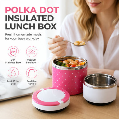 ⏳Kun for en kort tid – 50% RABATT ⏰🍱 Insulated Stainless Lunch Box | 1–3 Layers