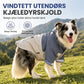 ⏳Tidsbegrenset tilbud⏳ 🐕 Vanntett regnfrakk for hunder i Colorblocking-design – for ute, med smussavvisende benbeskyttere