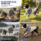 ⏳Tidsbegrenset tilbud⏳ 🐕 Vanntett regnfrakk for hunder i Colorblocking-design – for ute, med smussavvisende benbeskyttere