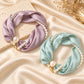📿 50 % rabatt 🧣 Perle-sjalcollier – tidløs eleganz, justerbar sløyfe og smykker uten huller 🤍
