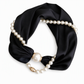 📿 50 % rabatt 🧣 Perle-sjalcollier – tidløs eleganz, justerbar sløyfe og smykker uten huller 🤍