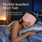 😴💤 Vektet søvnmaske – 100 % mørklegging, trykkavlastende design for dypere søvn og friske øyne!