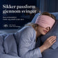 😴💤 Vektet søvnmaske – 100 % mørklegging, trykkavlastende design for dypere søvn og friske øyne!