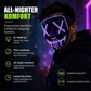 ⏳Kun for en kort tid – 50% RABATT ⏰Halloween LED-lysmasker