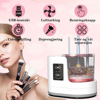 🔥50% RABATT på utvalgte produkter 🎉3-i-1 elektrisk børstevasker til makeup