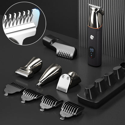 🔥50% RABATT på utvalgte produkter 🎉✂️ 5-in-1 Multifunctional Hair Trimmer Set – Salon-Quality Grooming with 4 Replaceable