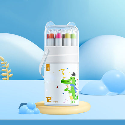 ⏳LAST DAY SALE 70% OFF👍💕Silky Washable Crayons Set for Kids😇🎨