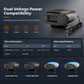 Mini 12V bilvarmer og defroster-vifte for avdugging og oppvarming av frontrute