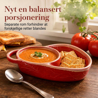 🔥50 % RABATT🔥Retro keramisk ildfast form – med enkelt håndtak ✨