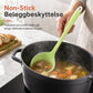 ⏳Kun for en kort tid – 50% RABATT ⏰Fortykket, halvtransparent silikonøse for non-stick kokekar, kjøkken-skje