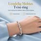 🌀 50 % RABATT! 🌟 Endløs Möbius-svinget armbånd – myk glidende, justerbar lukking & dobbelt strukturert premium-glans 💫