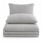 🔥50 % RABATT 🛏️ Tykt sengeteppe av halvfleece for høst og vinter – ensfarget, ekstra varmt og koselig