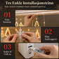 ⏳🔥TIDSBEGRENSET 50% RABATT! ⏰USB LED-isikelanterner, hengepanelformet som stjerner og trær, nydelig juledekor til vinduer🎄