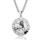 ♌ 50% RABATT! ✨ Svingbart 12-stjernetegn-medaljong-halskjede i rustfritt stål – Interaktiv roterbar kinetisk skive, Dype laseretsteede astrologiske symboler, Kirurgisk-grade 316L titanstål Vannbestandig & 23,6" kjede – Alle 12 tegn 🌌