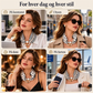 📿 50 % rabatt 🧣 Perle-sjalcollier – tidløs eleganz, justerbar sløyfe og smykker uten huller 🤍