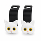 ⏳50 % RABATT! 🐱 Autofester-kroker i kattedesign – 2 pakning for vesker og handleposer, svart/hvitt