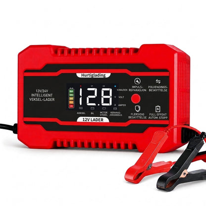 ⏳Kun for en kort tid – 50% RABATT ⏰12V 6A for blybatterier i biler og motorsykler