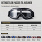 ⏳Kun for en kort tid – 50% RABATT ⏰Retro motorsykkelbrille Vintage vindtett kjørebrille for Cruiser-hjelm og terrengsykling