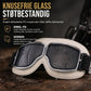 ⏳Kun for en kort tid – 50% RABATT ⏰Retro motorsykkelbrille Vintage vindtett kjørebrille for Cruiser-hjelm og terrengsykling