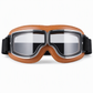 ⏳Kun for en kort tid – 50% RABATT ⏰Retro motorsykkelbrille Vintage vindtett kjørebrille for Cruiser-hjelm og terrengsykling