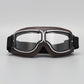 ⏳Kun for en kort tid – 50% RABATT ⏰Retro motorsykkelbrille Vintage vindtett kjørebrille for Cruiser-hjelm og terrengsykling