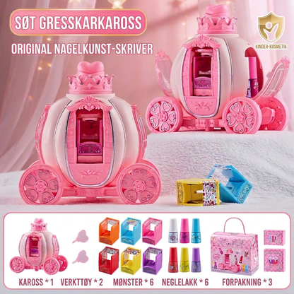 📢📢 50 % RABATT 🎀 Rosa barnesminkesett for jenter – Sminkesett for rollespill med sminkeveske, perfekt bursdagsgave